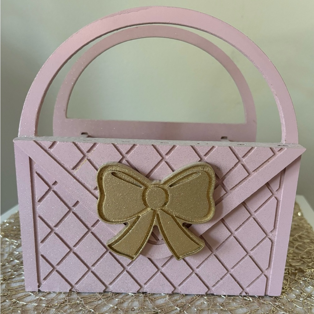 Pink Beauty Products Organizer
